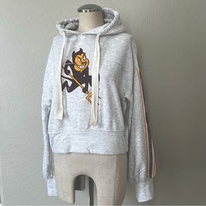 ASU Vintage Sundevils Cropped hooded sweatshirt Women’s Medium 8-10